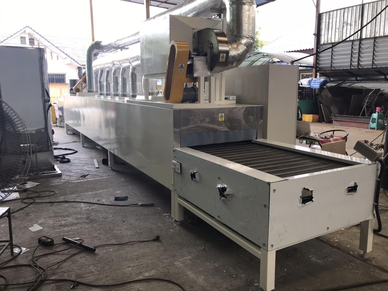 ผลิตเตาอบสายพาน Tunnel Oven with conveyor C.I.Engineering